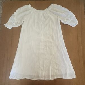 Naif White Boho Dress